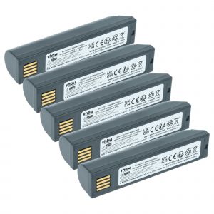 vhbw 5x Batterie compatible avec Leuze IT 4820, IT 3820, IT 1902G, IT 1452 scanner de code-barre POS (2600mAh, 3,7V, Li-ion) - Neuf