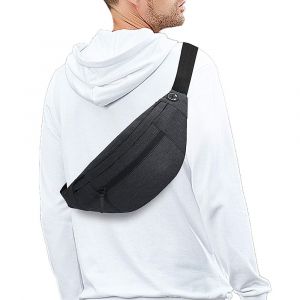 Sac banane de course unisexe avec prise casque et 4 poches zippées, ceinture ajustable pour entraînement en plein air, randonnée, cadeaux pour hommes et femmes - Neuf