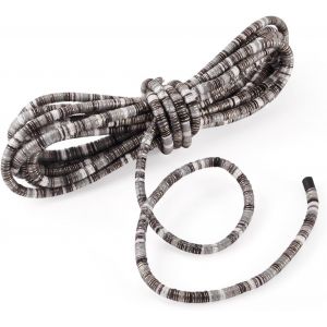 Tianyi-Beadthoven Cordon Rond Ethnique En Fibre Élastique En Coton Tressé Pour Fabrication De Bijoux, Téléphone, Sac À Main, Bracelet, Collier, 6 Mm De Diamètre - Café Clair (4,6 M X 4,6 M) - Neuf