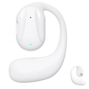 &Eacute;couteur Bluetooth mono-auriculaire &agrave; oreille ouverte avec contour d'oreille, id&eacute;al pour le sport et le travail, r&eacute;duction du bruit, autonomie de 16 heures. - Neuf