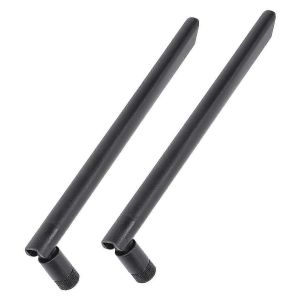 2PCS 5.8G 2.4G Antenne WiFi double bande 10dbi Gain Omnidirectionnel Antenne SMA Interface mâle - Neuf