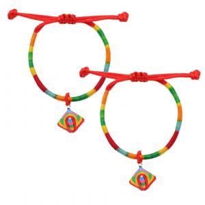 Bracelet De Corde Color&eacute; Petit Bracelet Zongzi Bangle Bracelet Chanceux Charme Mignon - Neuf