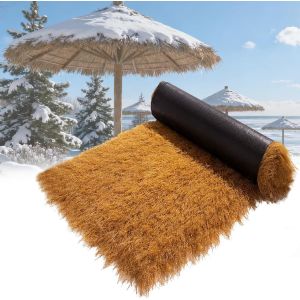 Nouvelhorizonstore-Toit De Gazon Artificiel, Palmier Synth&eacute;tique En Palmier De Foin - Rouleau De Paille De Style Mexicain - R&eacute;sistant Aux Intemp&eacute;ries - 1 M X 10 M - Neuf