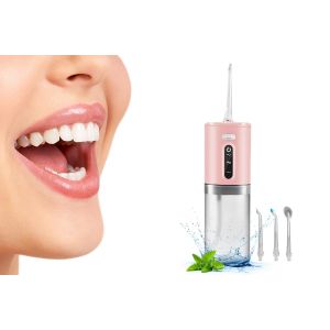 Hydropulseur &Eacute;lectrique Sans Fil Rechargeable Pour La Maison Et Les Voyages - Rose - Neuf