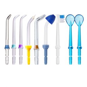 Embouts de fil dentaire, Embouts standard pour détartreur Waterpik, Embouts de fil dentaire, Accessoires de nettoyage, 9 pièces (Style 2) - Neuf