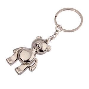 Porte-Cles En Alliage De Zinc Pour Femme, Bijou Delicat Et Tendance, Pendentif Ours Mignon, Cadeau - Neuf