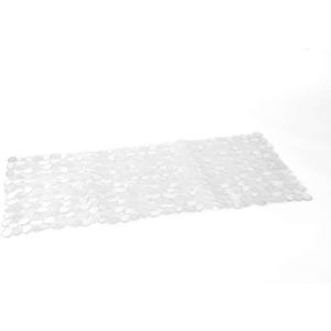 KAL-G-River Tapis De Bain Antidérapant Avec Ventouses, Dimensions : 35 X 70, Tapis De Bain En Résine, Finition Transparente, Design R&S, Fabriqué En Italie, Tapis Lavable En Machine, 2 Ans De - Neuf