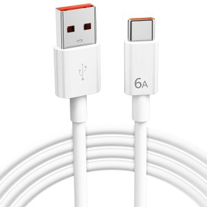 ERYI-100W Supercharge Câble Pour Huawei Câble Usb Type C 2M,6A Câble Usb C Pour Huawei Honor Magic6 Lite 90 Lite 200 Lite 5G, 100W Câble De Charge Rapide Pour Huawei Pura 70 P60 P50 P40 P30 Mate 60 5 - Neuf