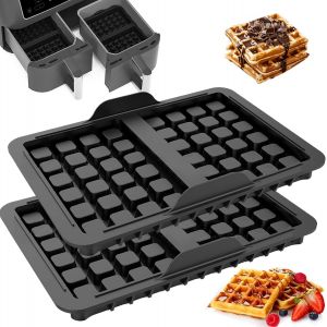 Aplu-Moule Gaufre Air Fryer,Reusable Moule Silicone Air Fryer Accessoires Pour Af400eu,Af451eu Et Sl400eu Accessoires De Cuisine À La Maison 8.27x5.71x1.08 Pouces - Neuf