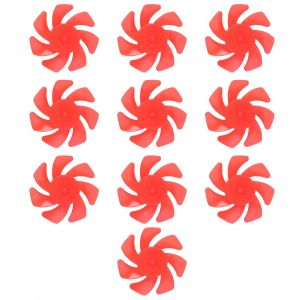 10 pcs arbre h&eacute;lice RC bateau h&eacute;lice 7-ailes accessoires pour bricolage avion science et &eacute;ducation jouets - Neuf