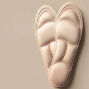 Lot De Paires (Beige, 30-40 Mm) Semelles Orthop&eacute;diques En Mousse &Agrave; M&eacute;moire De Forme Pour Le Soutien De La Vo&ucirc;te Plantaire, Id&eacute;ales Pour Les Chaussures, Les Talons Et Les Pieds Sujets &Agrave; La Fasciite P - Neuf