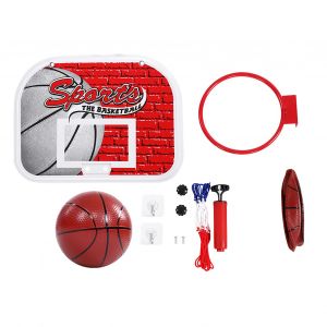Mini-Panier De Basket D'interieur Pour Enfants, Kit De Panier Avec Panneau Arriere Et Fixation Murale, Ensemble De Jouets Pour Enfants (Grand Modele) - Neuf
