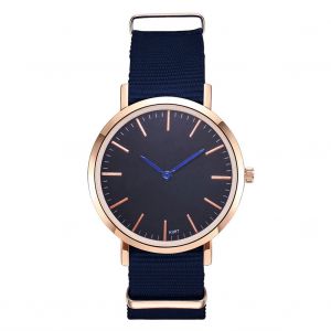 Montre A Quartz Zhoulianfa 2018, Bracelet En Toile De Nylon, Style Coreen, Pour Homme Et Femme, K087-Me1, Bleu - Neuf