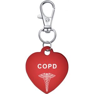 Kal-Porte-Clés Médical Id D'alerte Médicale Pour Homme Et Femme Rouge Sirène D'urgence Amour Mode Médicale Charme Accessoires Cadeaux - Neuf