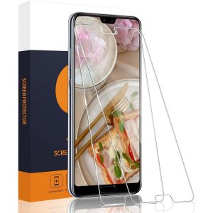 KAL-Lot De 2 Films De Protection D'&Eacute;cran En Verre Blind&eacute; Pour Huawei P20 Pro, 2,5D, Demi-&Eacute;cran, Duret&eacute; 9H, Haute Sensibilit&eacute;, Anti-Traces De Doigts, Anti-Huile, Haute Clart&eacute; P20 Pro - Neuf