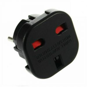 Adaptateur Secteur Voyage grande Prise Anglaise USA UK Vers Universel Europe France - Neuf