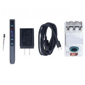 XYONG Kit de fer a souder electrique Nano CNC, portable, USB, reglable, antistatique, prise US 68TH, 100-240 V - Neuf