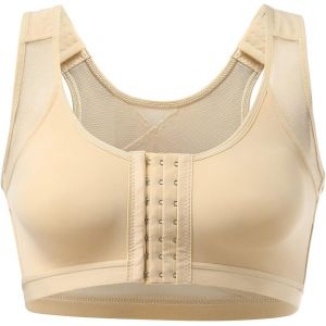 Haut De Sport Avec Soutien-Gorge De Yoga Sport Soutien-Gorge Gilet De Course De Yoga Sous-V&ecirc;tements De Mode Informable Antichoc Femmes V&ecirc;tements De Yoga, Beige, Xl - Neuf
