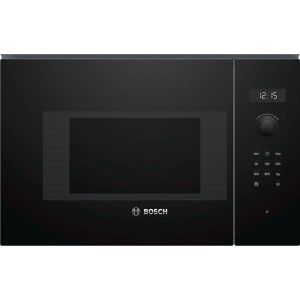 Bosch Serie | 6 BFL524MB0 - Four micro-ondes monofonction - encastrable - 20 litres - 800 Watt - noir - Neuf