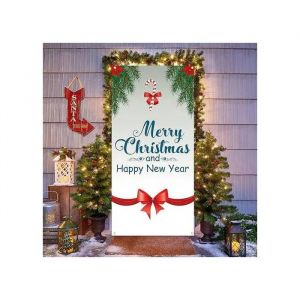 D&eacute;corations de No&euml;l Banni&egrave;re de No&euml;l Banni&egrave;re de porte 185x90 cm - Neuf