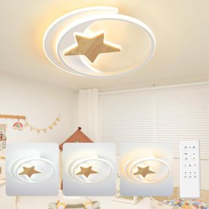 Ulteronixshop-Plafonnier Chambre Enfant, 50cm 42w Dimmable Plafonnier Led Chambre, Modernes Lampes De Plafond Avec T&eacute;l&eacute;commande 3000k-6000k Lampe De Plafond Pour Enfant Chambre - Neuf