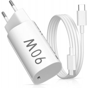 90w Chargeur Rapide Avec Câble Usb C 1m Pour Xiaomi 15 14 13 Ultra Poco F6 X7 Pro Poco X7,Adaptateur De Chargeur Rapide 90w Charge Turbo Câble Usb C Pour Xiaomi Redmi 14c Note 14 13 12s 11s 10 9 Pro - Neuf