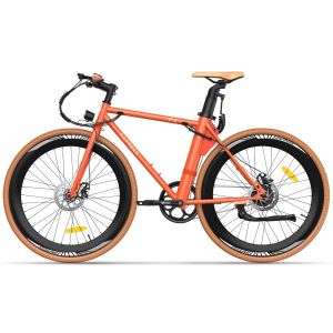 V&eacute;lo De Route &Eacute;lectrique Fafrees F1, 36 V, 250 W, 10 Ah, L&eacute;ger Pour Les Trajets Quotidiens, Orange - Neuf