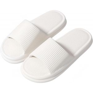 Kalanka-Femmes Hommes Chaussons De Douche Sandales De Douche Antidérapantes De Salle De Bain Unisex Slip On Pantoufles Pour La Maison Salle De Bains Intérieure Piscine - Neuf