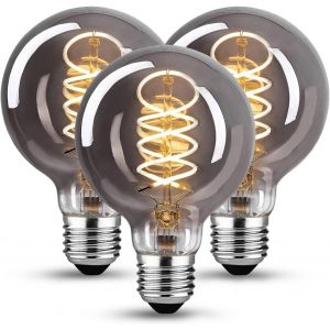 Ampoule Vintage Edison E27,E27 Vintage Led Dimmable 4w Lampe Led Rétro Blanc Chaud 2700k E27 Ampoule Vintage Edison Idéal Pour La Nostalgie Et L'éclairage Rétro Dans Votre Maison Café Bar-3pièces - Neuf