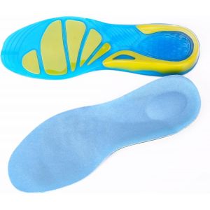 Semelles Intérieures En Gel De 27 Cm, Une Paire, Soulageant La Douleur, Idéales Pour Le Sport, La Marche, La Course Et La Randonnée. - Neuf