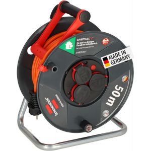 lbgwp60-Garant V2 Enrouleur De Câble, Ip44, 50 M, Pour L'Extérieur, Fabriqué En Allemagne, Câble De Couleur Orange, Utilisation À Court Terme En Extérieur - Neuf