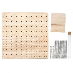 Boutique En Bois Crochet Planche De Blocage Tricot Tapis De Blocage Avec &Eacute;pingles &Agrave; Tige Pour Tricoter Au Crochet - Neuf