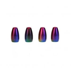 Lot De 4 Plombs De Peche En Tungstene Pour L'exterieur, 3,2 G, Accessoires De Peche - Neuf