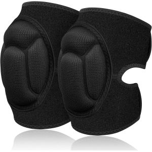 Jexnovashop-Genouill&egrave;res De Protection, Genouill&egrave;re Travail Avec 20mm Mousse Coussin, Genouill&egrave;re Sport Pour Jardinage Jogging Travaux - Neuf