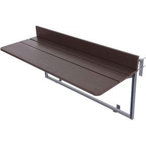 Ulteronixshop-Table De Balcon Rabattable, Table Suspendue Avec 5 Hauteurs R&eacute;glables Pour Ext&eacute;rieur Jardin Terrasse, Table En Profil&eacute; D'aluminium Pliante De Garde-Corps - Neuf