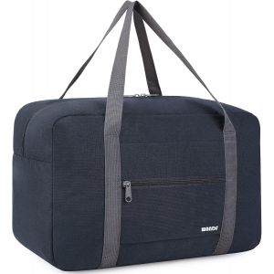 Sac &Agrave; Main Pour Avion Sac De Voyage Petit Bagage &Agrave; Main Pliable Ryanair 40x20x25cm Sac De Sport Sac D'h&ocirc;pital Sac De Week-End (Bleu 20l) - Neuf