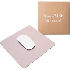 NSIECD-Tapis de souris fin pour la maison/le bureau, tapis de souris portable pour ordinateur et ordinateur portable, v&ecirc;tements sans couture, base antid&eacute;rapante, compatible avec souris laser et - Neuf