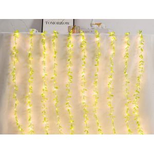 Rideau lumineux LED Willow Vines - Blanc chaud, alimentation USB, 300 x 100 cm - Neuf