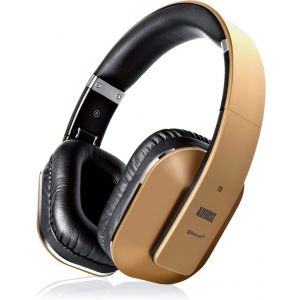 KALANKA-EP650 Casque Bluetooth Dor&eacute; Sans Fil 4.2 aptX Low Latency Circum Auriculaire avec Micro L&eacute;ger Pliable Confortable NFC - Casque Audio Homme Femme Compatible iPhone Android TV Ordinateur Sport - Neuf