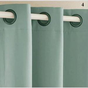 Lot De 4 Rideaux Occultants 140x260 Gris Clair. - Neuf