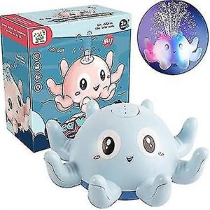 Jouet De Bain Pieuvre &Agrave; Induction Automatique Avec Lumi&egrave;re Et Jet - Neuf