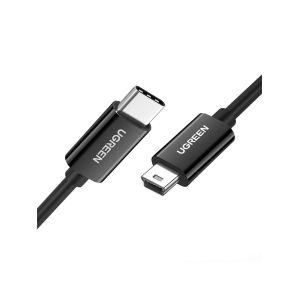 C&acirc;ble Usb C Vers Mini Usb Cordon Type C Mini B Compatible Avec Macbook Pro Air 2023 M2 M1 Appareil Photo Canon Disque Dur Garmin Gps Manette Ps4 Ps3 Hero 4 Black Calculatrice Ti 83 1m - Neuf