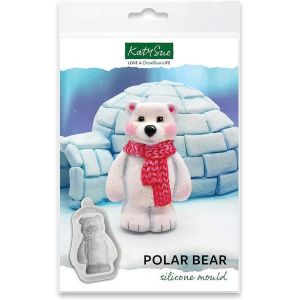 Kal-Moule En Silicone En Forme D'ours Polaire Pour Décoration De Gâteaux, Travaux Manuels, Cupcakes, Sucreries, Bonbons, Chocolat, Approuvé Pour Un Usage Alimentaire, Fabriqué Au Royaume-Uni - Neuf