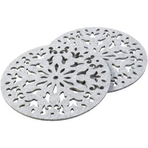 Sjzg-Dessous De Verre En Feutre Pour Verres, Bols Ou Vases, Gris Clair (Couleur Et Taille Au Choix) - Neuf