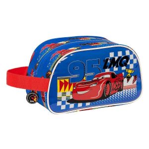 Trousse de toilette scolaire Cars Race ready Bleu 26 x 15 x 12 cm - Neuf