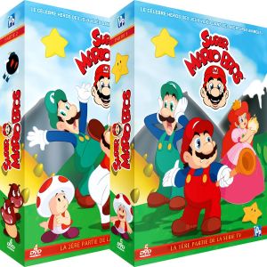 Super Mario Bros - Int&eacute;grale - Pack 2 Coffrets Dvd - Vf - Neuf