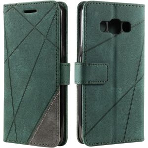 Kal-Coque Pour Galaxy J5 2016, Etui En Cuir Pu Portefeuille Housse Fermeture Magnétique Und Flip Pour Galaxy J5 2016, Avec Fermeture Magnétique, Vert - Neuf