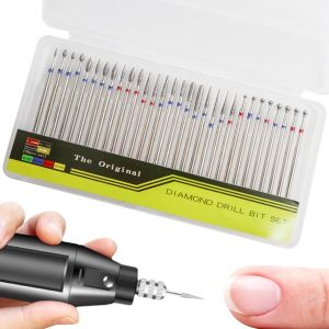 Lot De 30 Fraises À Ongles Diamantées En Céramique Pour Ongles, Acrylique, Diamant Pour Cuticules Efile En Métal Dur Pour La Maison, Le Salon, Le Gel, La Manucure, Les Outils De Pédicure - Neuf