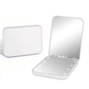 Ventes Promotionnelles Grossissement Led Compact Voyage Maquillage Miroir - Neuf