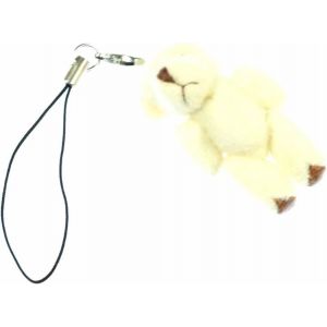 KALCX-Ours En Peluche Téléphone Mobile Pendentif Téléphone Mobile Ornements Ours En Peluche Blancpendentif Bijoux Faits À La Main I Porte-Clé Porte-Clés - Neuf